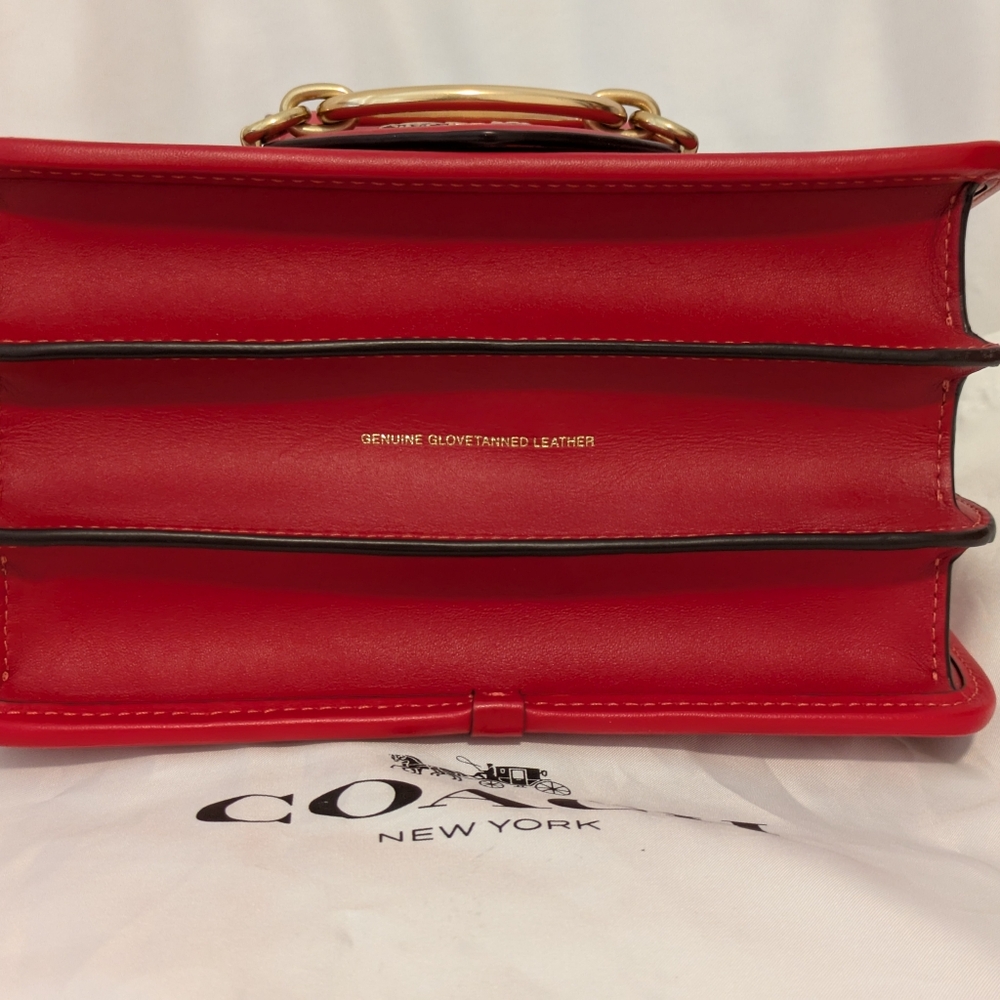 Coach Hero Bag in Sports Red - Picture 6 of 13